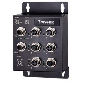 VIVOTEK AW-IHT-0602 switch di rete Fast Ethernet (10/100) Supporto Power over Ethernet (PoE) Nero (AW-IHT-0602)