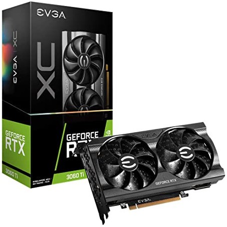 EVGA GeForce RTX 3060 Ti XC GAMING 8GB GDDR6 (LHR) 08G-P5-3663-KL (08G-P5-3663-KL)