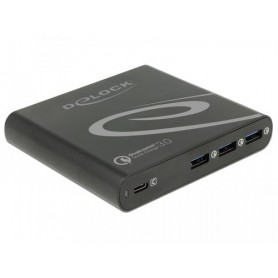 DeLOCK 41431 Caricabatterie per dispositivi mobili Nero Interno (41431)