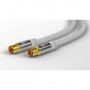Wentronic 70325 cavo coassiale 10 m Bianco (70325)