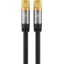 Wentronic 70666 cavo coassiale 3 m F Nero (70666)