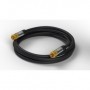 Wentronic 70666 cavo coassiale 3 m F Nero (70666)