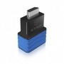 ICY BOX HDMI - VGA, M/F Nero, Blu (70544)