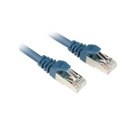 Sharkoon 0.25m Cat.6 S/FTP cavo di rete Blu 0,25 m Cat6 S/FTP (S-STP) (4044951014682)