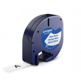 DYMO 12mm LetraTAG Plastic tape nastro per etichettatrice (S0721660)