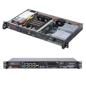 Supermicro SuperServer 5019D-FN8TP Rack (1U) Nero (SYS-5019D-FN8TP)