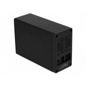 DeLOCK 42607 contenitore di unità di archiviazione Box esterno HDD/SSD Nero, Grigio 2.5" (42607)