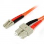 StarTech.com Cavo patch duplex in fibra multimodale 62,5/125 3 m LC - SC (FIBLCSC3)