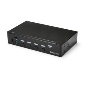 StarTech.com Switch Commutatore KVM a 4 Porte HDMI con Hub USB 3.0 - 1080p (SV431HDU3A2)
