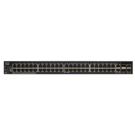 Cisco SG550X-48P Gestito L3 Gigabit Ethernet (10/100/1000) Supporto Power over Ethernet (PoE) 1U Nero, Grigio (SG550X-48P-K9-EU)