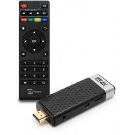 TELE System TS UP 4K Stealth Nero, Argento 4K Ultra HD 8 GB Wi-Fi (21005291)
