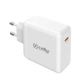 Celly TC1C65WGANWH Caricabatterie per dispositivi mobili Bianco Interno (TC1C65WGANWH)