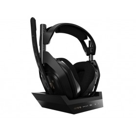 ASTRO Gaming A50 Wireless + Base Station - Xbox One/PC Auricolare A Padiglione Giocare Nero, Oro (939-001682)