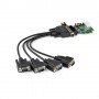 StarTech.com Scheda adattatore seriale PCI Express RS232 a 4 porte - Scheda controller host seriale PCIe RS232 - PC (PEX4S953LP)