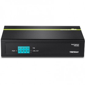 Trendnet TPE-S50 switch di rete Non gestito L2 Fast Ethernet (10/100) Supporto Power over Ethernet (PoE) Nero (TPE-S50)