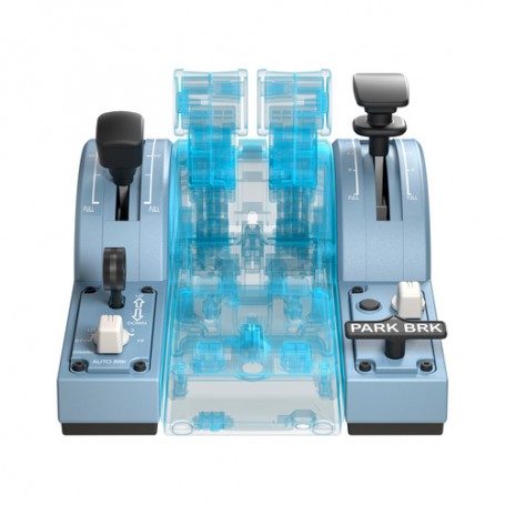 Thrustmaster TCA Quadrant Add-On Airbus Edition Nero, Blu Simulazione di Volo PC (2960853)