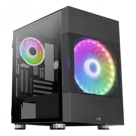 Aerocool Atomic Mini Tower Nero (ATOMIC-G-BK-V2)