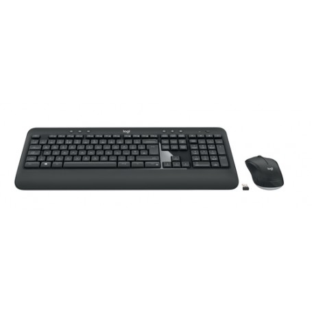 Logitech MK540 ADVANCED Wireless Keyboard and Mouse Combo tastiera RF Wireless QWERTZ Ceco Nero, Bianco (920-008688)