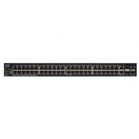 Cisco SG550X-48 Gestito L3 Gigabit Ethernet (10/100/1000) 1U Nero, Grigio (SG550X-48-K9-EU)