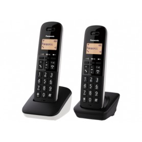 Panasonic KX-TGB612JT Telefono DECT Identificatore di chiamata Nero, Bianco (KX-TGB612JTW)