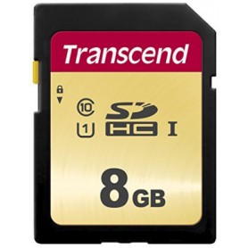 Transcend 8GB, UHS-I, SD SDHC MLC Classe 10 (TS8GSDC500S)