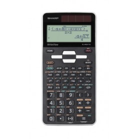 Sharp SH-ELW531TG calcolatrice Tasca Calcolatrice con display Nero, Bianco (SH-ELW531TGWH)
