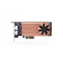 QNAP QM2-2P2G2T scheda di rete e adattatore Interno Ethernet 2500 Mbit/s (QM2-2P2G2T)
