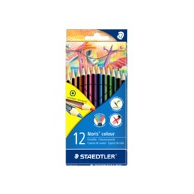Staedtler Noris colour 185 pastello colorato Nero, Blu, Marrone, Verde, Azzurro, Verde chiaro, Magenta, Arancione, Pes (185 C12)
