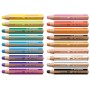 STABILO Woody 3 in 1 pastello colorato Multicolore 18 pz (880/18-3)