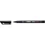 STABILO Marcatore - OHPen universal Permanente- Tratto fine (0,7 mm) - Pack da 1 - Nero (B-13214)