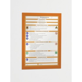 Durable DURAFRAME A4 cornice magnetica Arancione (4872-09)