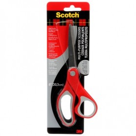 Scotch 1428 forbici da cancelleria Universale Taglio a zig zag Grigio, Rosso, Acciaio inossidabile (47827)