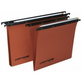 Bertesi Cartesio 100 cartella sospesa e accessorio Cartoncino, Polistirolo Arancione 50 pz (100/380B2)