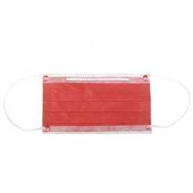 GIMA 20604 mascherina chirurgica Rosso 50 pz (20604)