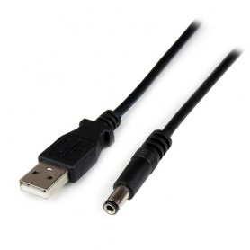 StarTech.com Cavo di alimentazione USB a spina 5,5mm - Connettore barrel Jack di tipo N - 5V DC - 2m (USB2TYPEN2M)