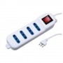 Redline RDL5918 prolunghe e multiple 1,5 m 4 presa(e) AC Interno Bianco (RDL5918)