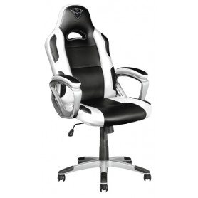 Trust GXT 705W Sedia da gaming per PC Nero, Bianco (23205)