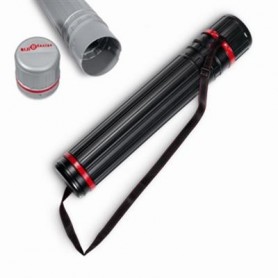 Niji 3089 tubo portadocumento 10,5 cm Nero Plastica (3089)
