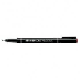 Koh-I-Noor Fiber Professional penna tecnica Nero 6 pz (DH21005A)