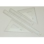 Tecnostyl GT30/45 righello 300 mm Trasparente (GT30/45)