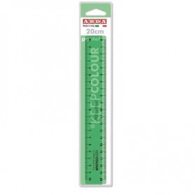 ARDA KCP20P righello Righello da scrivania 200 mm Plastica Verde 1 pz (KCP20P)