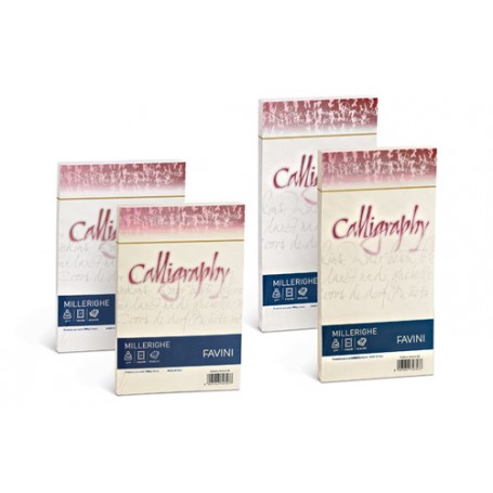 Favini Millerighe Calligraphy carta inkjet A4 (210x297 mm) 50 fogli Avorio (A69Q224)