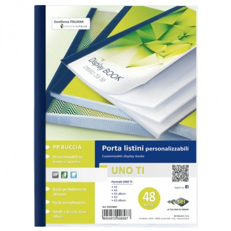 SEI Rota Uno TI portalistino di presentazione 48 tasche A5 (551548)