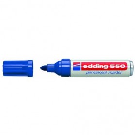 Edding 4-550 003 marcatore permanente Punta smussata Blu 10 pz (E550003)