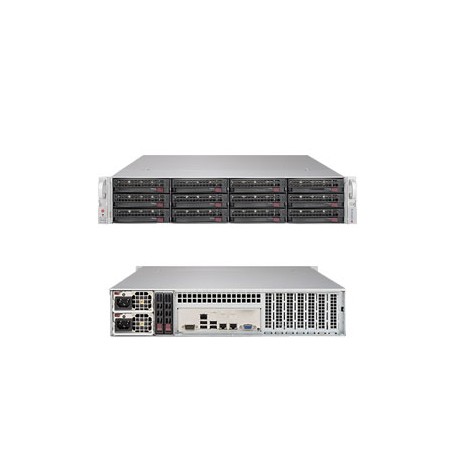 Supermicro SSG-6029P-E1CR12T sistema barebone per server LGA 3647 (Socket P) Armadio (2U) Nero (SSG-6029P-E1CR12T)
