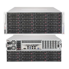 Supermicro SuperServer 6049P-E1CR36L C624 LGA 3647 (Socket P) Armadio (4U) Nero (SSG-6049P-E1CR36L)