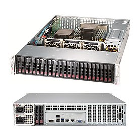 Supermicro SSG-2029P-ACR24L sistema barebone per server LGA 3647 (Socket P) Armadio (2U) Nero (SSG-2029P-ACR24L)
