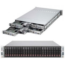 Supermicro 2028TR-HTFR Intel® C612 LGA 2011 (Socket R) Armadio (2U) Nero (SYS-2028TR-HTFR)