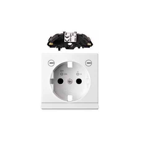 Merten MEG2335-0319 presa energia CEE 7/3 Bianco (MEG2335-0319)