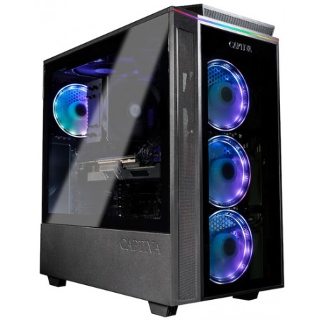 Captiva Highend Gaming PC I60-430 DDR4-SDRAM i7-10700F Intel® Core™ i7 16 GB 480 GB SSD Nero (60430)